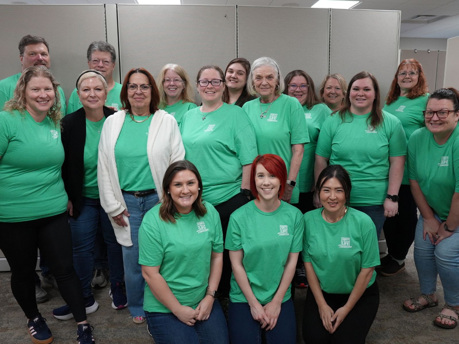 UTFCU Turns Green for Donate Life TN