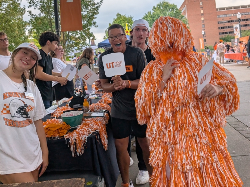 Student Engagement Fair on Pedestrian Walkway